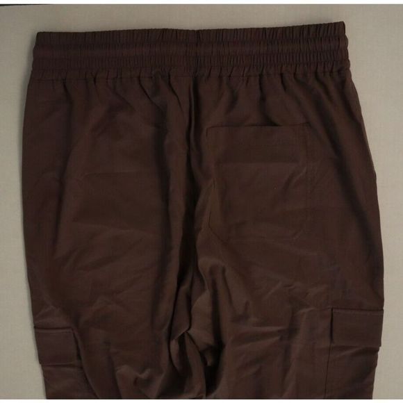 Old Navy Women's Sz M Brown High-Waisted StretchTech Cargo Jogger Pants - Picture 9 of 9